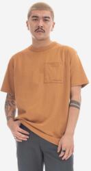 New Balance tricou din bumbac culoarea portocaliu, uni MT23567TOB-TOB PPYX-TSM2ZE_22X