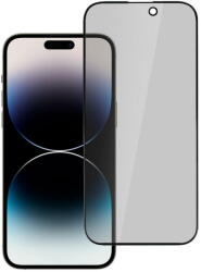 Folie de protectie Ecran Privacy OEM pentru Apple iPhone 15 Pro Max, Sticla Securizata, Full Glue, Neagra (fol/ec/pr/oem/15pmax/st/fu/ne) - pcone
