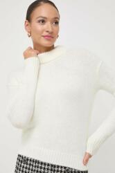 Morgan pulover din amestec de lana femei, culoarea bej, cu turtleneck 9BYX-SWD19D_01X