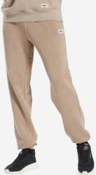 Reebok Classic pantaloni de trening din bumbac Natural Dye FT culoarea bej, uni HT8197-beige 99KK-SPM0L8_80X