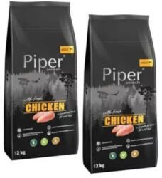 Dolina Noteci Dolina Noteci Piper Animals Adult csirkével 2x12kg -3% olcsóbb