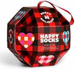 Happy Socks sosete Bauble Sock Gift Box culoarea rosu 9BYX-LGU04L_33X