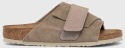 Birkenstock papuci din piele bărbați, culoarea bej 1015572 9BYX-KLM03T_80X