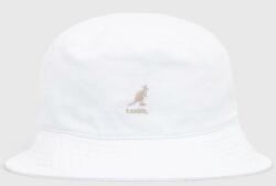 Kangol pălărie din bumbac Kapelusz Kangol Washed Bucket K4224HT WHITE culoarea alb, bumbac K4224HT-WHITE 99KK-CAU1R5_00X