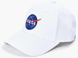 Alpha Industries șapcă de baseball din bumbac NASA Cap culoarea alb, cu imprimeu 186903.09-white 99KK-CAU1NC_00X