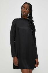 Superdry rochie culoarea negru, mini, mulata 9BYX-SUD1PC_99X