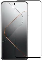  Temp-glass63127376352 Xiaomi 14 Pro / 14 Ultra Fekete 3D-teljes lefedettséget biztosító karcálló, ütésálló kijelzővédő üvegfólia, 9H tempered glass, törlőkendővel (Temp-glass63127376352)