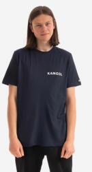 Kangol tricou din bumbac Heritage Basic culoarea bleumarin, cu imprimeu KLHB003-OFFWHITE 99KK-TSM15O_59X (KLHB003)