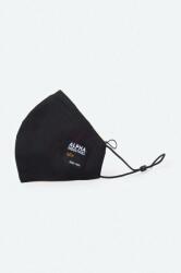 Alpha Industries mască de protecție reutilizabilă Label Face Mask 128941.03-black 99KK-MAU011_99X (128941.03)