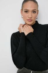 Silvian Heach pulover femei, culoarea negru, light, cu turtleneck MBYX-SWD00Y_99X