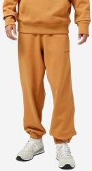 New Balance pantaloni de trening din bumbac culoarea portocaliu, uni PPYX-SPM0YE_22X