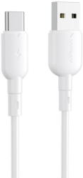 Vipfan USB to USB-C cable Vipfan Colorful X11, 3A, 1m (white) (25540) - 24mag