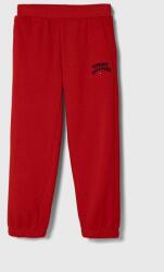 Tommy Hilfiger pantaloni de trening pentru copii culoarea rosu, cu imprimeu 9BYX-SPB039_29X