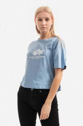 Alpha Industries tricou din bumbac Basic T COS Wmn 116050.513-blue 99KK-TSD0WT_55X