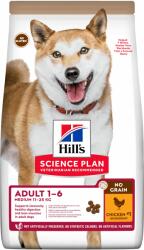 Hill's Hill' s Science Plan Canine Adult Medium No Grain Chicken 2 x 14kg