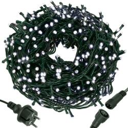 SPRINGOS Karácsonyi égősor - 400 LED, hideg fehér, 24 m, karácsonyi fények, IP44 (CL0401)