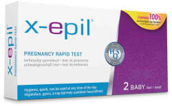 X-Epil XE9401 Terhességi gyorsteszt csíkok - 2db - vitaminbolt