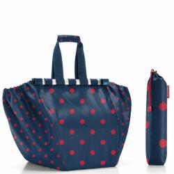Reisenthel easyshoppingbag kék-piros pöttyös női bevásárló táska (UJ3075)