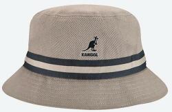 Kangol pălărie din bumbac Stripe Lahinch culoarea bleumarin, bumbac K4012SP. GREY-GREY 99KK-CAU0NK_59X