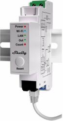 Shelly PRO EM-50A egy fázisú, professzionális Wi-Fi + Ethernet + Bluetooth fogyasztásmérő, 2 x 50