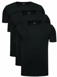 Lacoste Set 3 tricouri TH3374 Negru Slim Fit