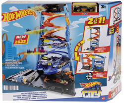 Mattel Hot Wheels City: 2 az 1-ben versenytorony játékszett - Mattel (HKX43) - jatekshop