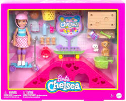 Mattel Barbie® Chelsea: Gördeszka park játékszett kiegészítőkkel - Mattel (HJY35) - jatekshop