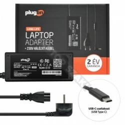 PlugOn 20V 6.5A / 5V 1A / (130W) USB-C (Type-C) töltő (Plugon-20242)