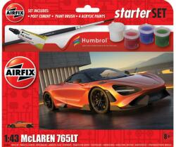 Airfix - Starter Set - McLaren 765 1: 42 makett szett (A55006) (A55006)