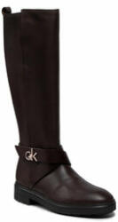 Calvin Klein Cizme lungi riding Knee Boot 20 W/Hdw HW0HW00607 Maro