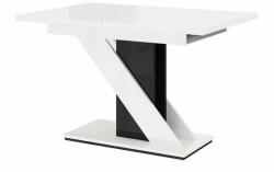  Asztal Goodyear 105 (Fényes fehér + Fényes fekete)
