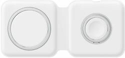 FixPremium - MagSafe Duo - iPhone és Apple Watch, fehér