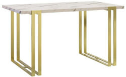 Asztal Comfivo 179 (Fehér Marmuro + Aranysárga)