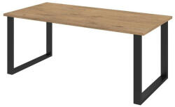  Asztal Tucson 139 (Lándzsa tölgy + Fekete)