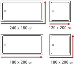 WENKO Perdea de dus, 180 x 200 cm, WENKO (25743100) Perdea de dus