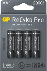 GP Batteries Baterii reincarcabile GP ReCyko Pro AA 2000mAh (R6), ambalaj reciclabil 4pcs (GPRHC212B309) Baterie reincarcabila