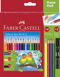 Faber-Castell Színes ceruza készlet 18+4+2db-os (201597)