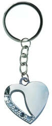 Basi Kulcstartó (szív, ezüst)
