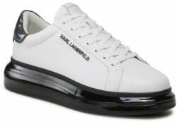 Karl Lagerfeld Sneakers KARL LAGERFELD KL52625 White Lthr w/Black Bărbați