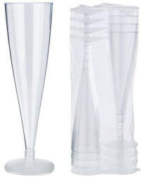 Globál Pack Műanyag Pezsgős pohár 100 ml / 120db
