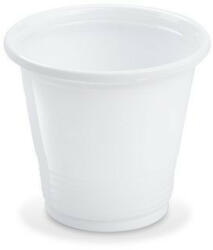 Globál Pack Műanyag pohár 1DL Fehér Prémium / 100db