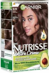 Garnier Nutrisse Ultra Creme ápoló tartós hajfesték - Nr. 5.12 Hűvös világosbarna - 1 db