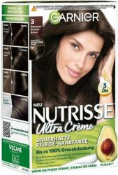 Garnier Nutrisse Ultra Creme ápoló tartós hajfesték - Nr. 3 Eszpresszó sötétbarna - 1 db