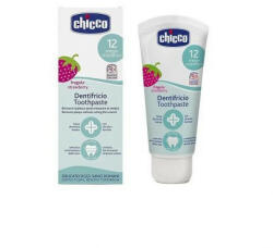 Chicco eper ízű fluormentes fogkrém 50 ml xilittel 1-5 év