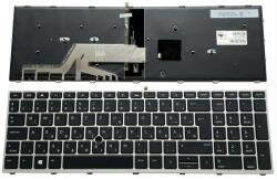 HP ProBook 650 G4 655 G4 650 G5 series L51009-211 trackpointtal (pointer) háttérvilágítással (backlit) magyar (HU) ezüst-fekete laptop/notebook billentyűzet gyári