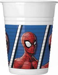 Pókember Spiderman Crime Fighter, Pókember műanyag pohár 8 db-os 200 ml