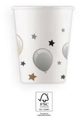 Boldog Születésnapot Happy Birthday Milestone papír pohár 8 db-os 200 ml FSC