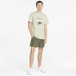 PUMA Summer PUMA Graphic Woven Shorts 5 XL | Bărbați | Pantaloni scurți | Verde | 848578-32 (848578-32)