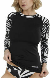 Fundango Joyce Rashguard hosszú ujjú fürdőruha Black/White (2UA201-185)