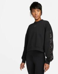 Nike Dri-FIT Get Fit Womens Lace-Up Crew-Neck Sweatshirt XS | Femei | Hanorace | Negru | DX0002-010 (DX0002-010)